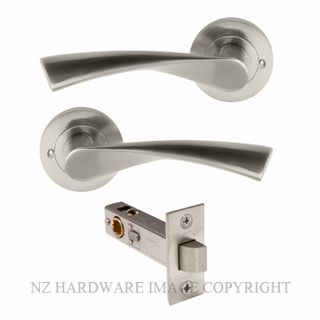 WINDSOR 9054 BN FUTURA HELIX INTEGRATED PRIVACY SET BRUSHED NICKEL
