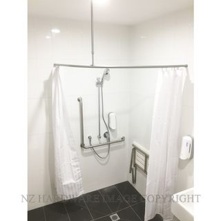 NZH SHOWER TRACK 1200X1200MM SILVER