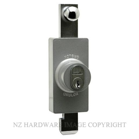 ORBLOK LOCKABLE BOLTS SILVER