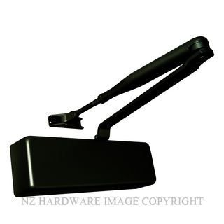 WINDSOR 525-8-3 BK DOOR CLOSER 2-5 H.O PULL SIDE +COVER MATT BLACK