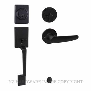 EZSET EZ400CAHNSC CAPRI ENT/SET SGL CYL HAWTHORN INT MATT BLACK