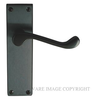 WINDSOR 3006 BLK VICTORIAN LEVER LATCH MATT BLACK