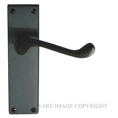 WINDSOR 3006 BLK VICTORIAN LEVER HANDLES MATT BLACK