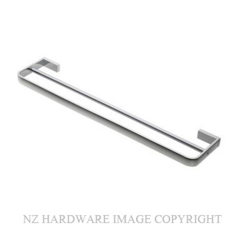 HEIRLOOM HLURDTR600 URBIA+ DOUBLE TOWEL RAIL 600mm CHROME PLATE