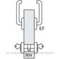 CAVITY SLIDERS CL100A6000 SERIES DOUBLE LEVER HANDLE LOCKS