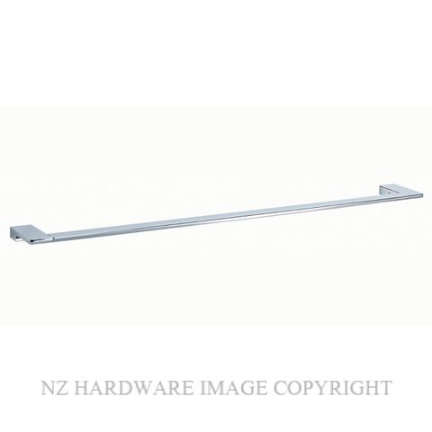 ALEXANDER BELLINO SINGLE TOWEL RAIL 600MM CHROME PLATE