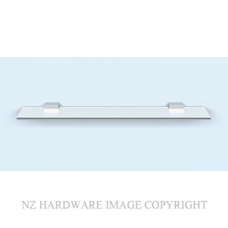 HEIRLOOM STUDIO 1 STGS 600MM GLASS SHELF CHROME PLATE