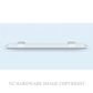 HEIRLOOM STUDIO 1 STGS 600MM GLASS SHELF CHROME PLATE