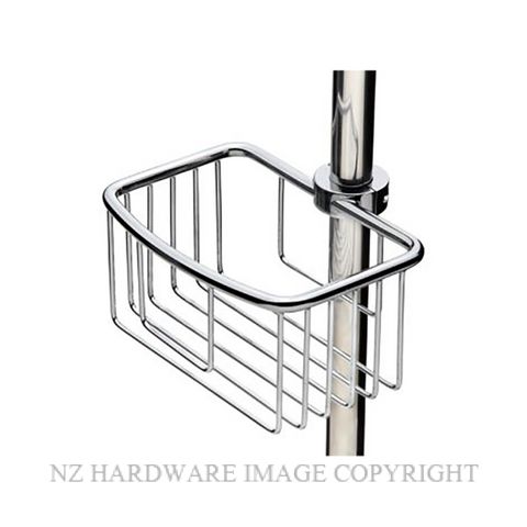 HEIRLOOM UNIVERSAL USRB SLIDER SHOWER BASKET POLISHED STAINLESS