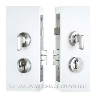 WINDSOR 1364 BN MINI TURN ENTRANCE LOCK KIT ROUND- 60MM BRUSHED NICKEL