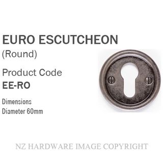 TASMAN FORGE TF ESC EURO ROUND CYLINDER ESCUTCHEON