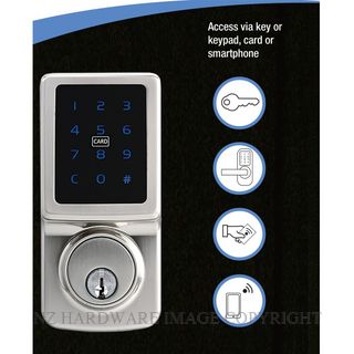 CARBINE CEL-3IN1-DBSN ANDROID COMPATIBLE DIGTIAL DEADBOLT SATIN STAINLESS