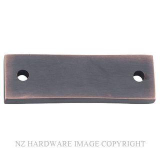 TRADCO 1695 AC ADAPTOR PLATE SQUARE FASTENER ANTIQUE COPPER