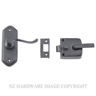 TRADCO 9637 BLK SCREEN DOOR LATCH R/H EXTERNAL MATT BLACK