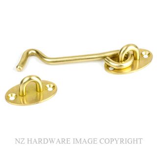 JAECO JACHBPB 75MM SOLID BRASS CABIN HOOK POLISHED BRASS