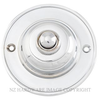 TRADCO 9757 CP BELL PUSH CHROME PLATE