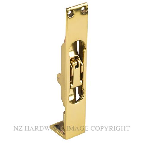 DRAKE & WRIGLEY 1240 FLUSH BOLTS POLISHED BRASS