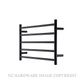 HEIRLOOM WG510EN GENESIS NERO EXTENDED TOWEL WARMER MATT BLACK