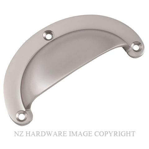 TRADCO 6615 SN DRAWER PULL PLAIN SATIN NICKEL 100x40MM