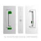 CL406 SINGLE DOOR PRIVACY SET WITH EMERGENCY RELEASE LEFT HAND 40-46MM