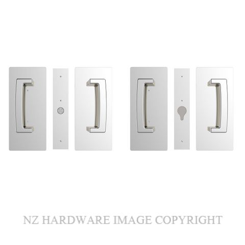 CL406 DOUBLE DOOR PASSAGE SET MAGNETIC 34-40MM