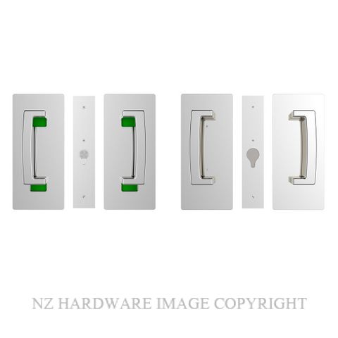 CL406 DOUBLE DOOR PRIVACY SET MAGNETIC 34-40MM