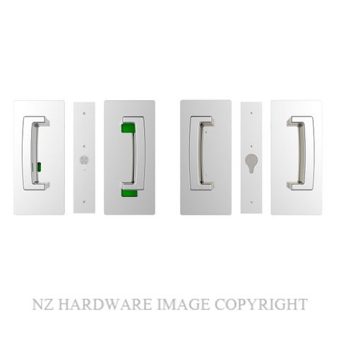 CL406 DOUBLE DOOR PRIVACY SET WITH EMERGENCY RELEASE RIGHT HAND 40-46MM