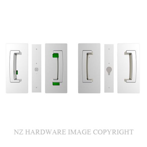 CL406 DOUBLE DOOR PRIVACY SET WITH EMERGENCY RELEASE RIGHT HAND 46-52MM