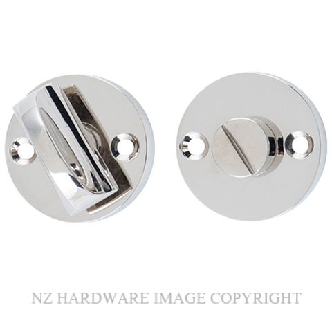 TRADCO 6471 PN PRIVACY TURN - ROUND POLISHED NICKEL 35MM