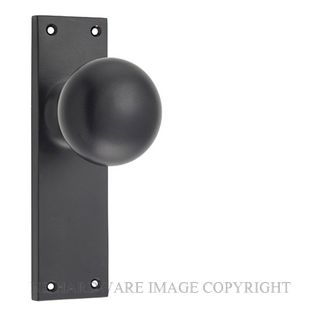 TRADCO 0959 B VICTORIAN KNOB LATCH BLACK