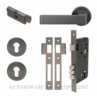 WINDSOR 7204 GN GALAXY PEGASUS ENTRANCE SET GRAPHITE NICKEL