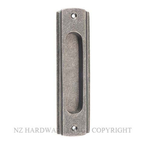 TRADCO 6430 RN SLIDING DOOR PULL RUMBLED NICKEL