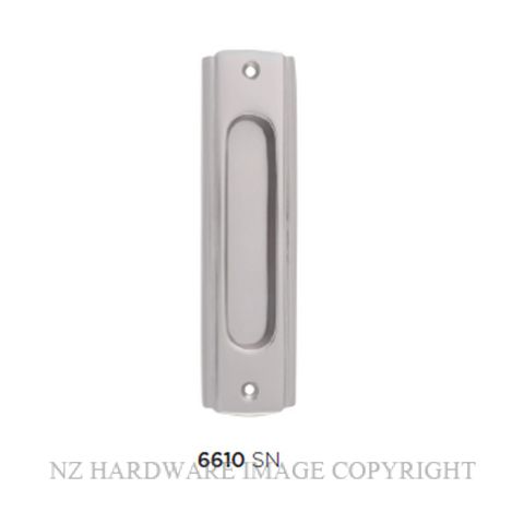 TRADCO 6610 SN SLIDING DOOR PULL SATIN NICKEL