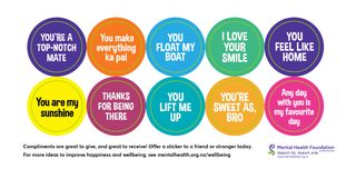 Compliment Stickers English