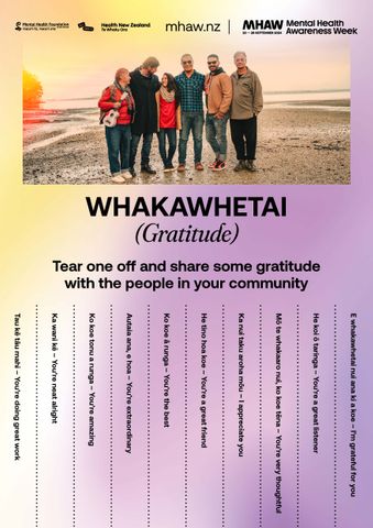 Whakawhetai / Gratitude poster