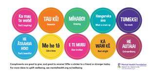 Compliment Stickers te reo Māori