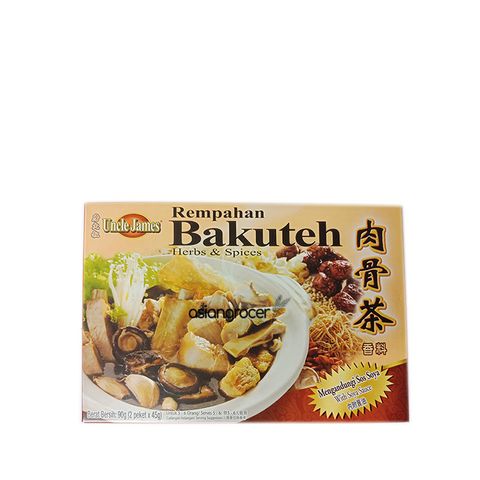 UNCLE JAMES BAKUTEH WITH SOY SAUCE 90G