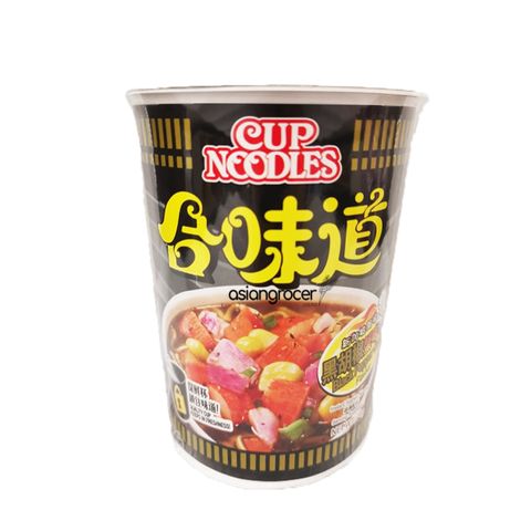 BLACK PEPPER CRAB NOODLE CUP NISSIN 74G