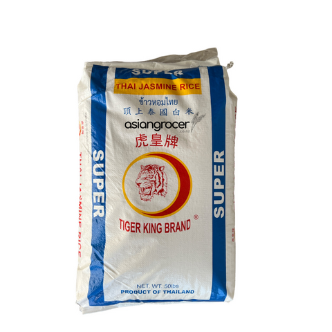 TIGER KING (BLUE) THAI JASMINE RICE 50LB