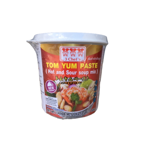 TOM YUM PASTE 3 CHEFS 1KG