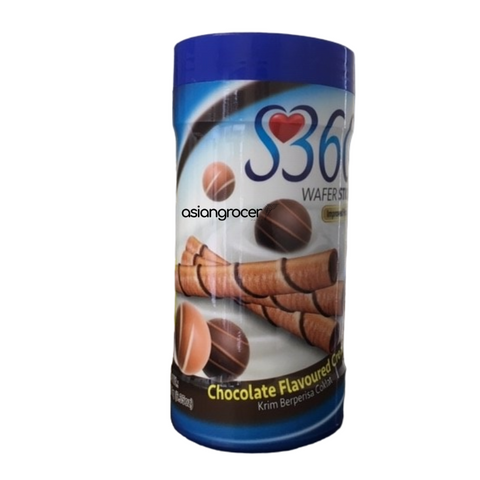 S360 CHOCOLATE WAFER STICKS 180G