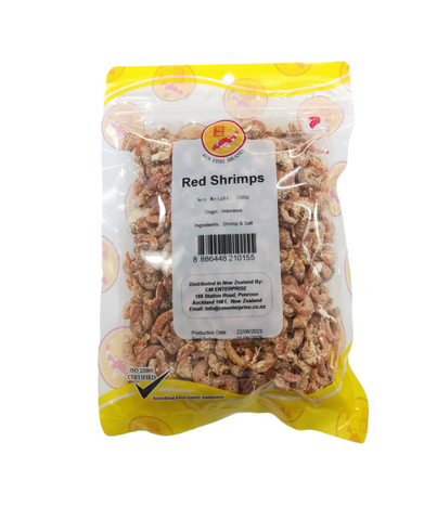 DRIED RED SHRIMPS 200G