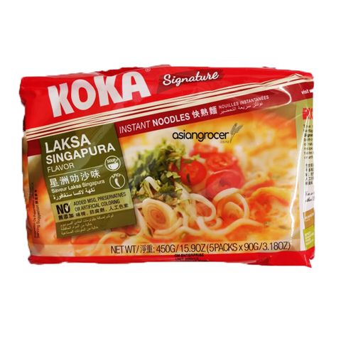 KOKA SINGAPORE LAKSA NOODLES 5/90G