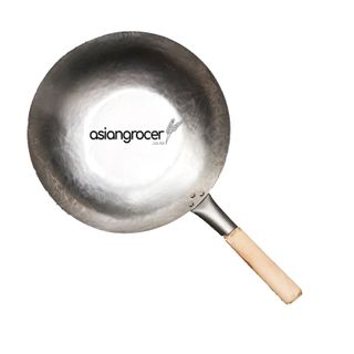 WOK FLAT LONG HANDLE 15IN