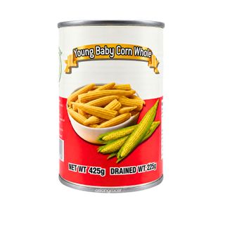 TIGER KING YOUNG CORN WHOLE 425G