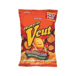 POTATO CHIP V-CUT BBQ PARTY PACK JJ 155G