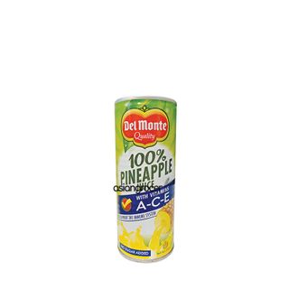 100% PINEAPPLE JUICE DEL MONTE 240ML