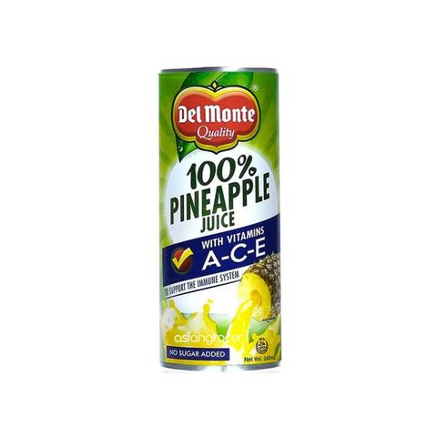 100% PINEAPPLE JUICE DEL MONTE 240ML