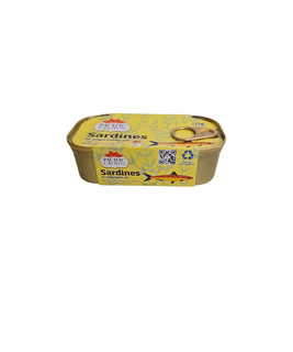 SARDINES IN VEGETABLE OIL PCROWN 125G