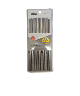 STAINLESS STEEL CHOPSTICKS 5PAIRS